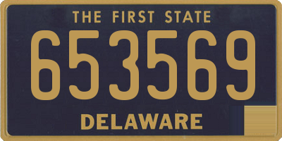 DE license plate 653569