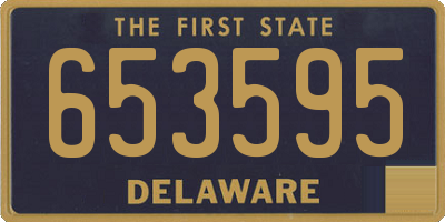 DE license plate 653595