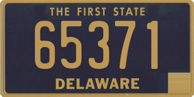 DE license plate 65371