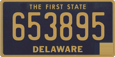 DE license plate 653895