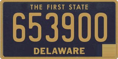 DE license plate 653900