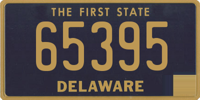 DE license plate 65395