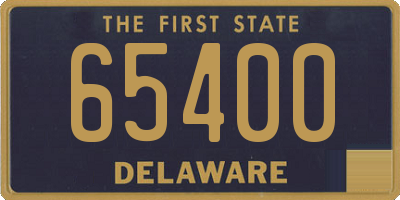 DE license plate 65400