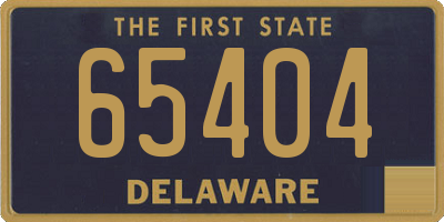DE license plate 65404