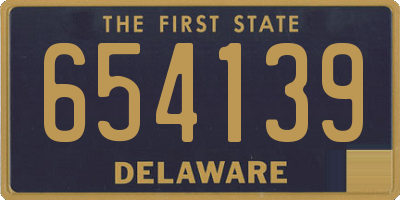 DE license plate 654139