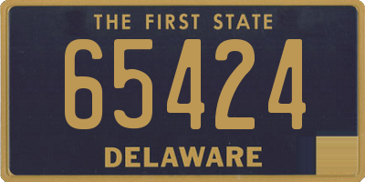 DE license plate 65424