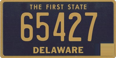 DE license plate 65427