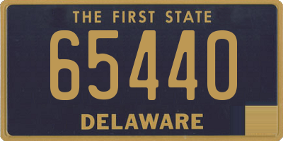 DE license plate 65440