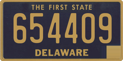 DE license plate 654409