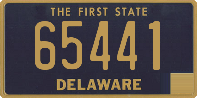 DE license plate 65441