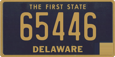 DE license plate 65446