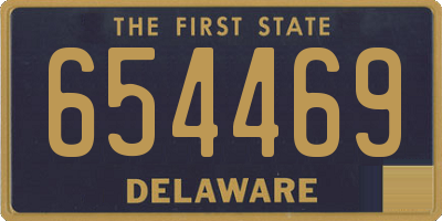 DE license plate 654469
