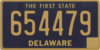 DE license plate 654479
