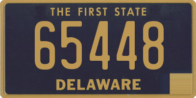 DE license plate 65448