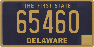 DE license plate 65460