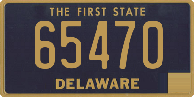 DE license plate 65470