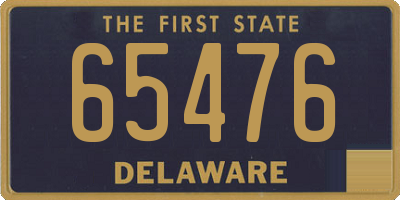 DE license plate 65476