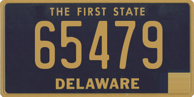 DE license plate 65479