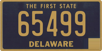 DE license plate 65499