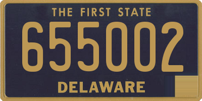 DE license plate 655002