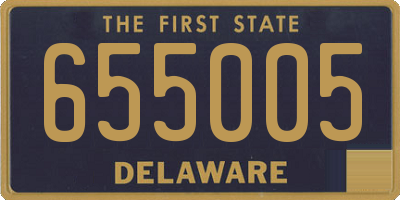 DE license plate 655005