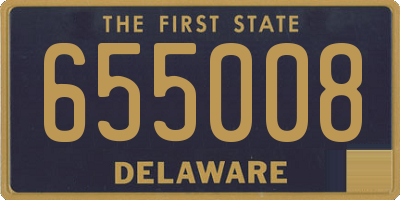 DE license plate 655008
