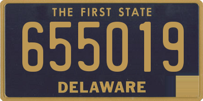 DE license plate 655019