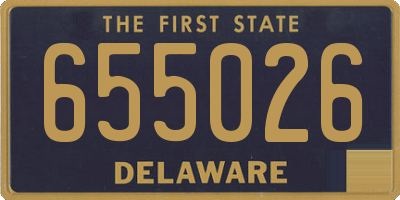 DE license plate 655026