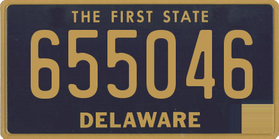 DE license plate 655046