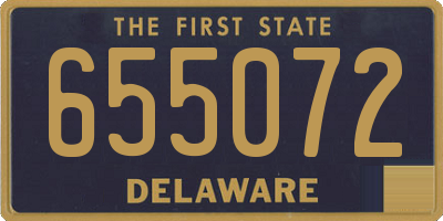 DE license plate 655072