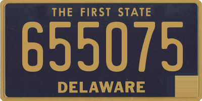 DE license plate 655075