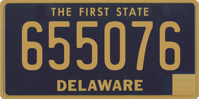 DE license plate 655076
