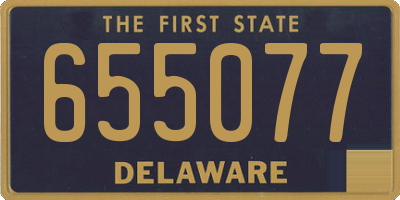 DE license plate 655077