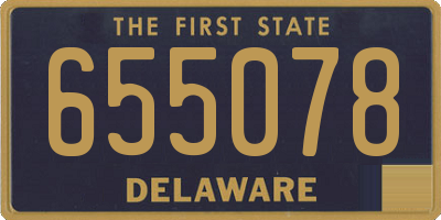DE license plate 655078