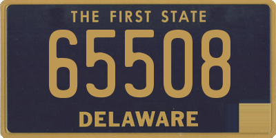 DE license plate 65508