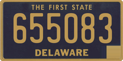 DE license plate 655083