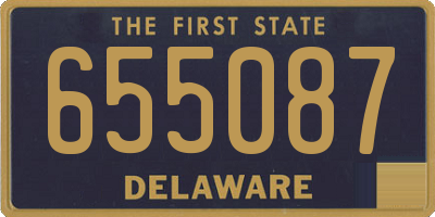 DE license plate 655087