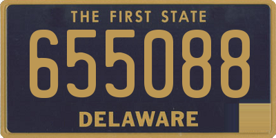 DE license plate 655088
