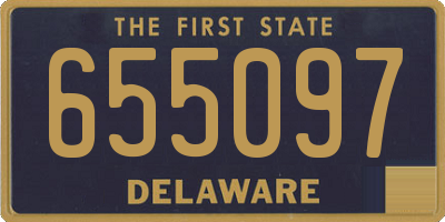 DE license plate 655097