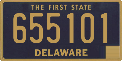 DE license plate 655101