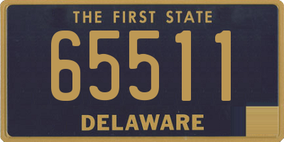 DE license plate 65511