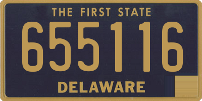 DE license plate 655116