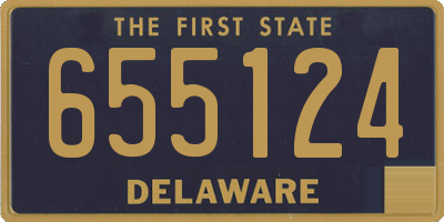 DE license plate 655124