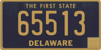 DE license plate 65513