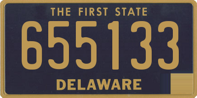 DE license plate 655133