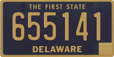 DE license plate 655141
