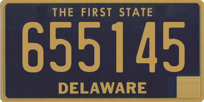 DE license plate 655145
