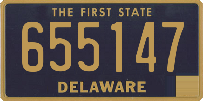 DE license plate 655147