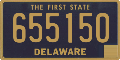DE license plate 655150