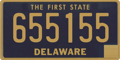 DE license plate 655155